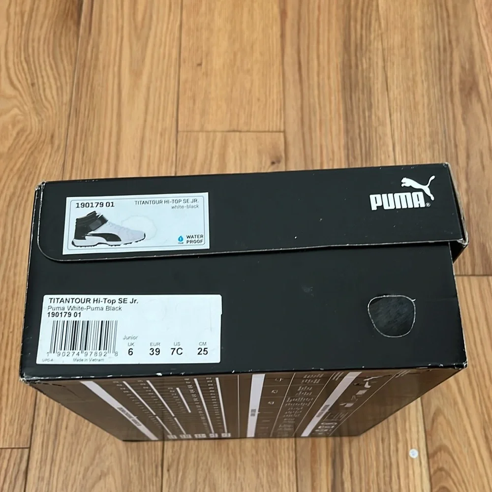 New in box Puma youth titantour ignite hi-top golf shoes Sz 6 - Picture 5 of 12